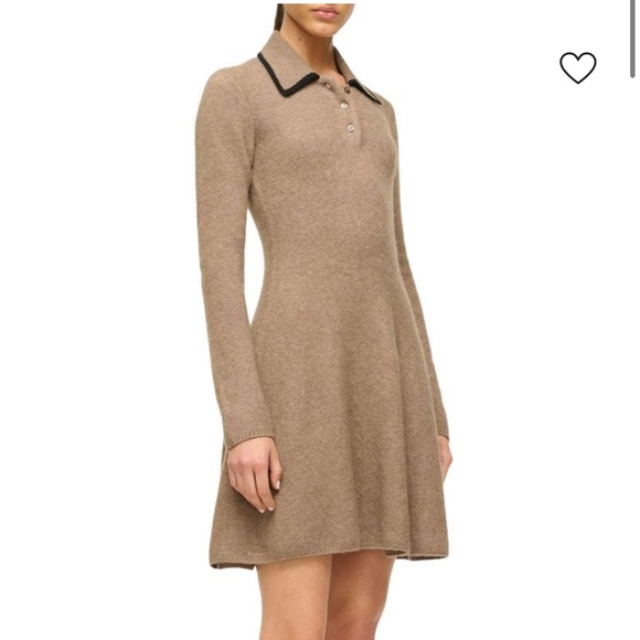 Staud Dujour Knit Fit & Flare Minidress - Picture 2 of 3